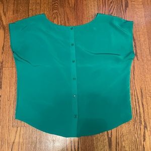 Button back green top